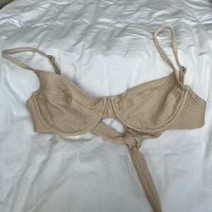 Monday Swimwear Set - vanilla chevron